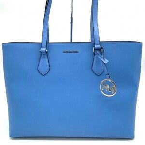 Michael Kors Bag Large Sheila Mf Tote Bag South Pacific Blue